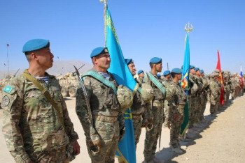 Фотография к новости: Тәжікстандағы «Харбмайдон» полигонында ҰҚШҰ-ның  оқу-жаттығуы аяқталды