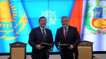 Фотография к новости: Бас прокуротура Перумен қылмыстық-құқықтық саладағы шарттарға қол қойды