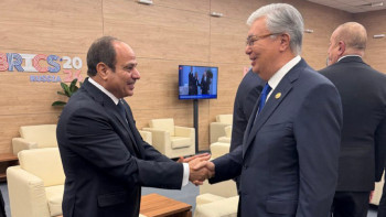 Фотография к новости: Президент БРИКС-тің XVI саммитіне қатысушылармен кездесті