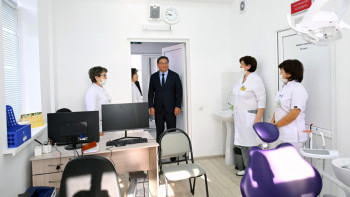 Фотография к новости: Алматыда Республика күніне орай жаңа дәрігерлік амбулатория ашылды
