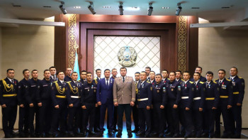 Фотография к новости: ТЖМ-ның 28 құтқарушысы мемлекеттік наградалармен марапатталды