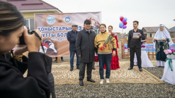 Фотография к новости: Жетісу облысында 70 отбасы баспаналы болды
