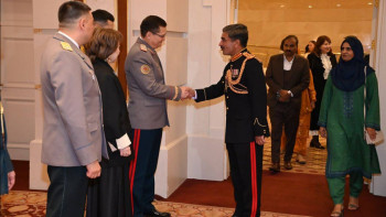 Фотография к новости: Астанада Республика күніне орай әскери дипломаттарды ресми қабылдау өтті