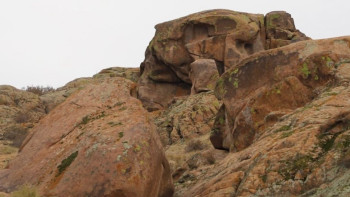 Фотография к новости: Қызылтас петроглифтерінде жұмыс қызып тұр