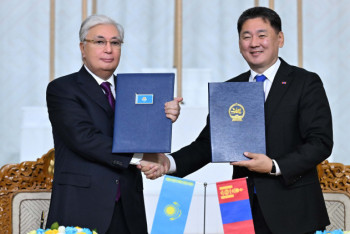 Фотография к новости: Қазақстан мен Моңғолия арасында Стратегиялық әріптестік туралы декларация қабылданды