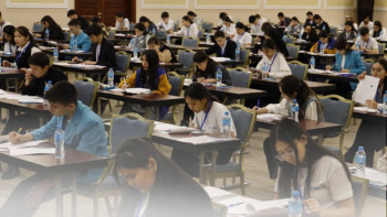 Фотография к новости: Ауыл мектептері арасындағы республикалық олимпиаданың облыстық кезеңі басталды