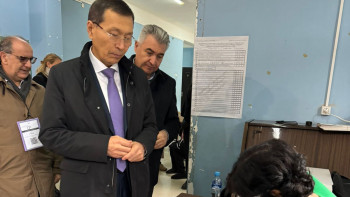 Фотография к новости: ОСК төрағасы Грузиядағы парламенттік сайлауды байқауға қатысты