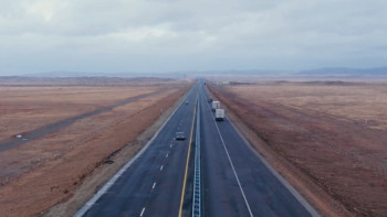 Фотография к новости: Қарағанды-Балқаш тасжолының жаңа учаскесі ашылды