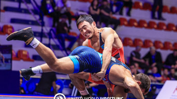 Фотография к новости: Балуан Ержет Жарылқасын – әлем чемпионатының күміс жүлдегері