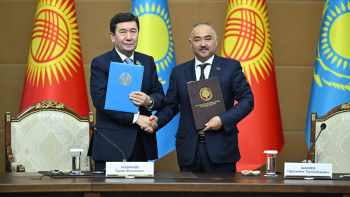 Фотография к новости: Бішкекте Қазақстан мен Қырғызстан арасындағы Парламентаралық кеңес туралы ережеге қол қойылды