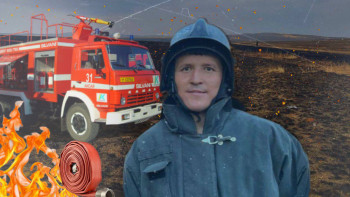 Фотография к новости: Өрт сөндіру кезінде қаза тапқан  Хайрат Хали «Ерлігі үшін» медалімен марапатталды