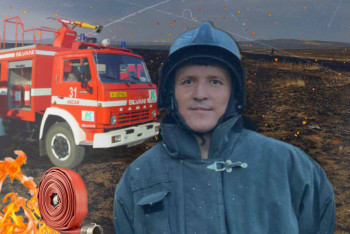 Фотография к новости: Өрт сөндіру кезінде қаза тапқан  Хайрат Хали «Ерлігі үшін» медалімен марапатталды