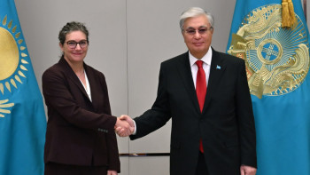 Фотография к новости: Президент Microsoft компаниясының Орталық Еуропа мен Орталық Азиядағы басшысын қабылдады