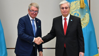 Фотография к новости: Президент Polpharma компаниясы бақылаушылар кеңесінің төрағасымен кездесті