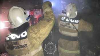 Фотография к новости: Қостанайда өрт сөндірушілер жарылыстың алдын алды