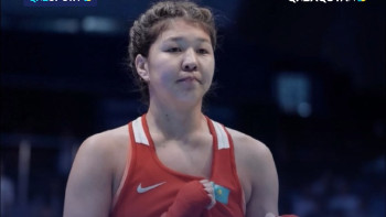 Фотография к новости: Ұлдана Таубай – бокстан әлем чемпионатының күміс жүлдегері