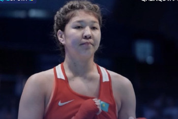 Фотография к новости: Ұлдана Таубай – бокстан әлем чемпионатының күміс жүлдегері