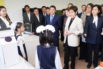 Фотография к новости: Тамара Дүйсенова Маңғыстау облысының білім беру нысандарын аралады