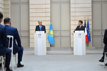 Фотография к новости: Тоқаев: Франция – Қазақстанның Еуропа Одағындағы жақын әрі сенімді серіктесі