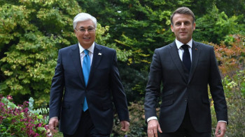 Фотография к новости: Қазақстан мен Франция стратегиялық әріптестік туралы бірлескен декларация қабылдады