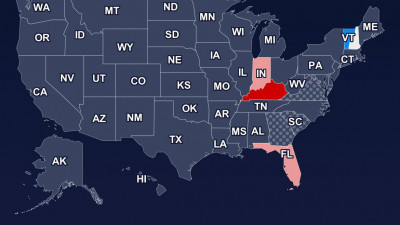 АҚШ-тағы президент сайлауы: Трамп Кентуккиде, Харрис Вермонтта жеңіске жетті