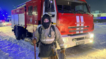 Фотография к новости: Ағылшын және қытай тілдерін білетін жігіт өрт сөндіруші болып қызмет етеді