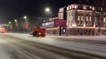 Фотография к новости: Карағандыда қар тазалау жұмыстарына 150-ден астам арнайы техника жұмылдырылды