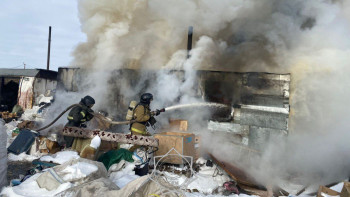 Фотография к новости: Қостанай облысының өрт сөндірушілері вагондағы жалынды ауыздықтады