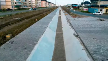 Фотография к новости: Таразда «Түйте» каналының бойы абаттандырылуда