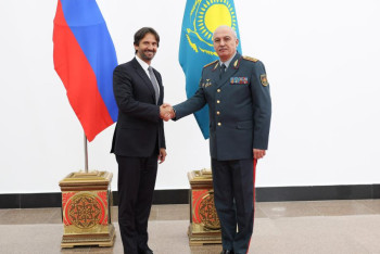 Фотография к новости: Астанада Қазақстан мен Словакия қорғаныс министрлерінің кездесуі өтті