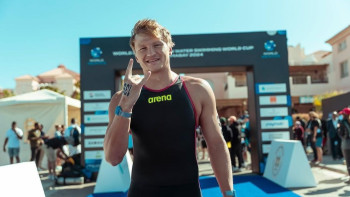 Фотография к новости: Лев Черепанов ашық суда жүзуден Азия чемпионатында қола медаль жеңіп алды