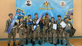 Фотография к новости: Ілияс Халықовты еске алуға арналған «Жас сарбаз» әскерилендірілген эстафетасы өтті