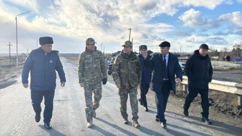 Фотография к новости: ШҚО-да су тасқыны қауіпі бар аудандар тексерілді