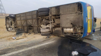 Фотография к новости: Египетте қазақстандық туристер мінген автобус апатқа ұшырады