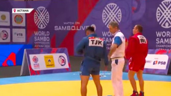 Фотография к новости: Темірлан Көлбай самбодан әлем чемпионы атанды