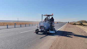 Фотография к новости: «Меркі-Бурылбайтал» автомобиль жолының бірқатар бөлігінде негізгі жұмыс аяқталды