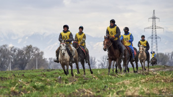 Фотография к новости: Қазақстанда 100 км қашықтыққа ат жарысынан халықаралық турнир өтті