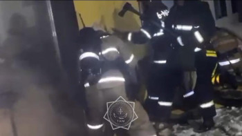 Фотография к новости: Елордада дүкендегі өрт 15 минутта сөндірілді