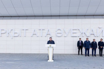 Фотография к новости: Қызылордада "Қорқыт Ата" әуежайының жаңа терминалы ашылды