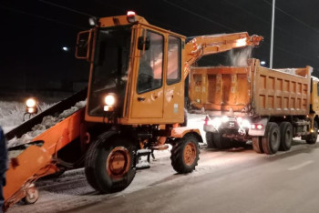 Фотография к новости: Елорданы қардан тазалауға 1,5 мыңға жуық арнайы техника жұмылдырылды