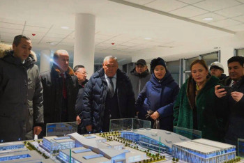 Фотография к новости: Сенат депутаттары елордадағы спорт нысандарын аралады