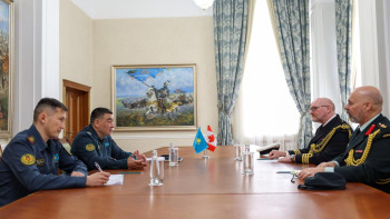 Фотография к новости: Қазақстан-Канада әскери ынтымақтастығының бағыттары талқыланды