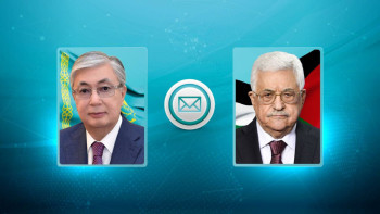 Фотография к новости: Мемлекет басшысы Палестина халқын Тәуелсіздік күнімен құттықтады