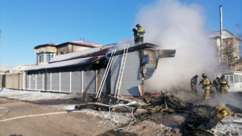 Фотография к новости: Астана дүкендерінің бірінде газ баллоны жарылды