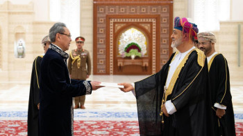 Фотография к новости: Қазақстан Елшісі Оман Сұлтанына сенім грамоталарын табыстады