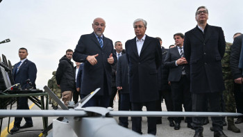 Фотография к новости: Мемлекет басшысы Сербияның қорғаныс өнеркәсібі өнімдерінің көрмесіне барды