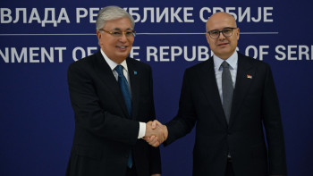 Фотография к новости: Мемлекет басшысы Сербия Премьер-министрімен кездесті