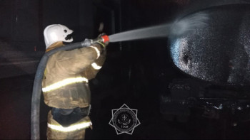 Фотография к новости: Ақмолалық өрт сөндірушілер жарылыстың алдын алды