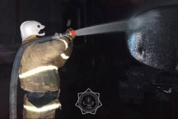 Фотография к новости: Ақмолалық өрт сөндірушілер жарылыстың алдын алды