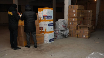 Фотография к новости: 50 млн теңгеге контрабандалық темекі тасымалдағандар ұсталды